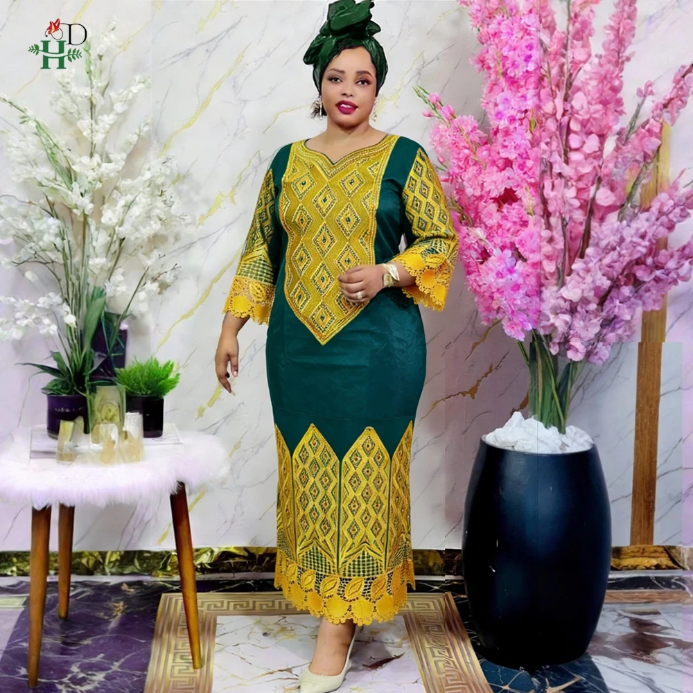 Vestidos Africanos H&D para Mujer, Vestido Turco Bordado, Túnica Africana, Ropa Africana Tradicional, Boubou Africain, قفطان مغربي