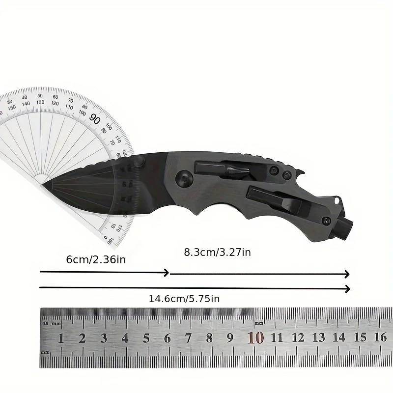 KS 8720 Folding Knife Multi-tool Utility Knife 8Cr13MoV Blade Nylon Glass Fiber Handle Outdoor Self-defense Camping Tools Gifts