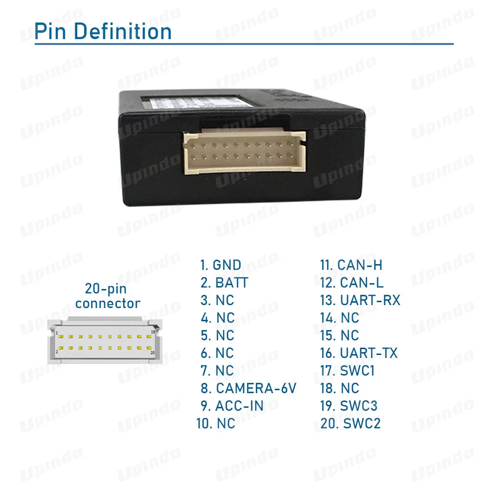 Car Android Radio CAN Bus Decoder Adapter For Toyota Corolla Yaris Reiz IZOA Prius C-HR Camry Highlander RAV4 Levin Venza