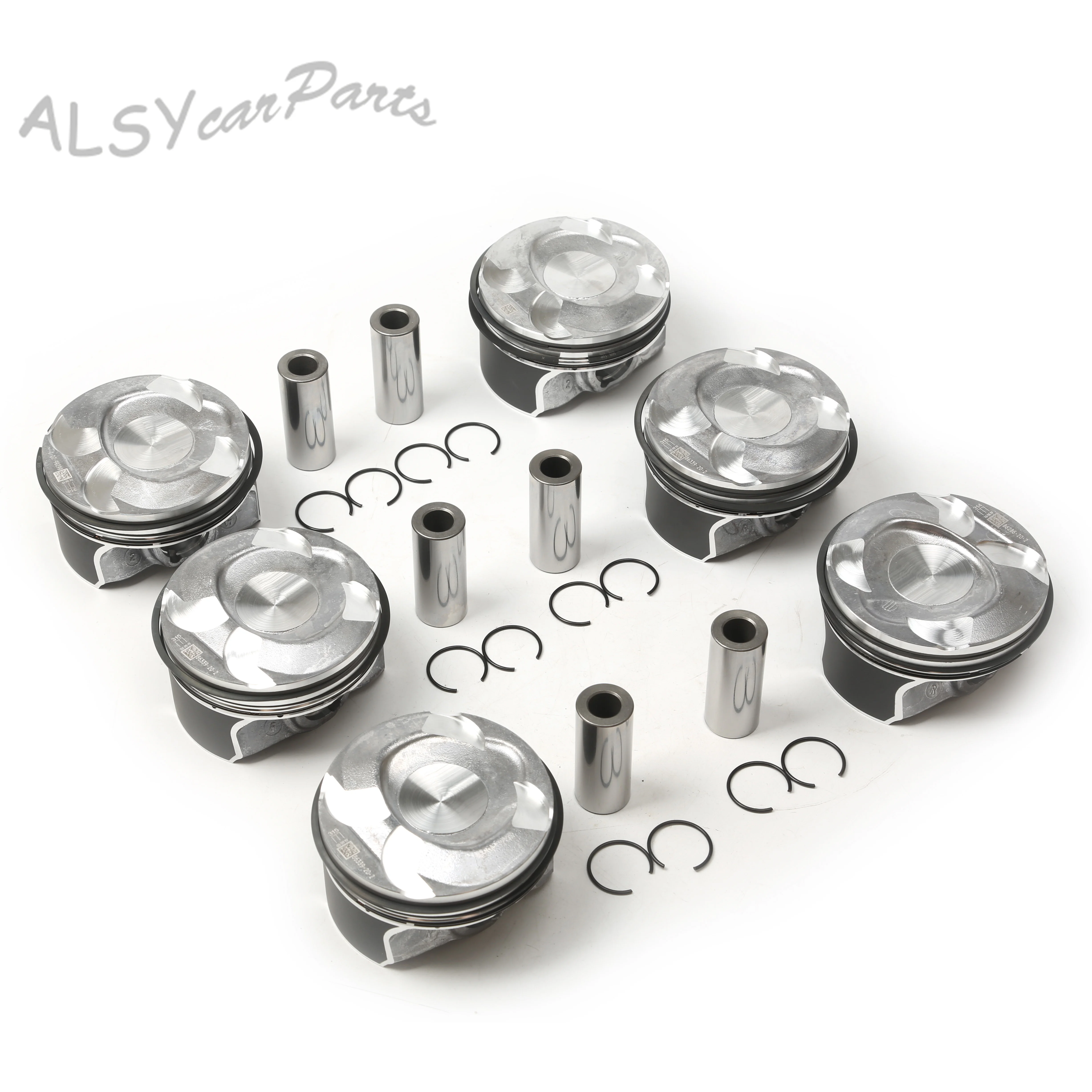 

86.50mm Pin 22mm Pistons & Rings Assembly Kit 318341 For Maserati M156B M156D M157 Levante 2017-2022 3.0T 318342