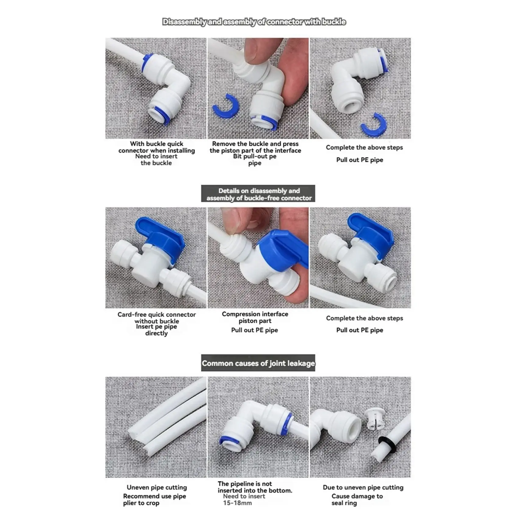 

Комплект из 2 шлангов для холодильника T21C, трубки для очистителя воды, 15 м, шланг для питьевой воды, соединитель для водопровода холодильника