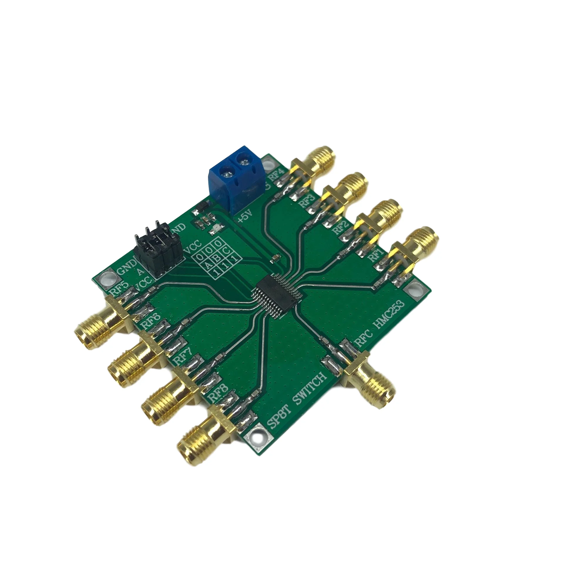 HMC253 DC-2.5 GHz RF single-pole eight-throw switch RF switch Antenna selection Channel selection