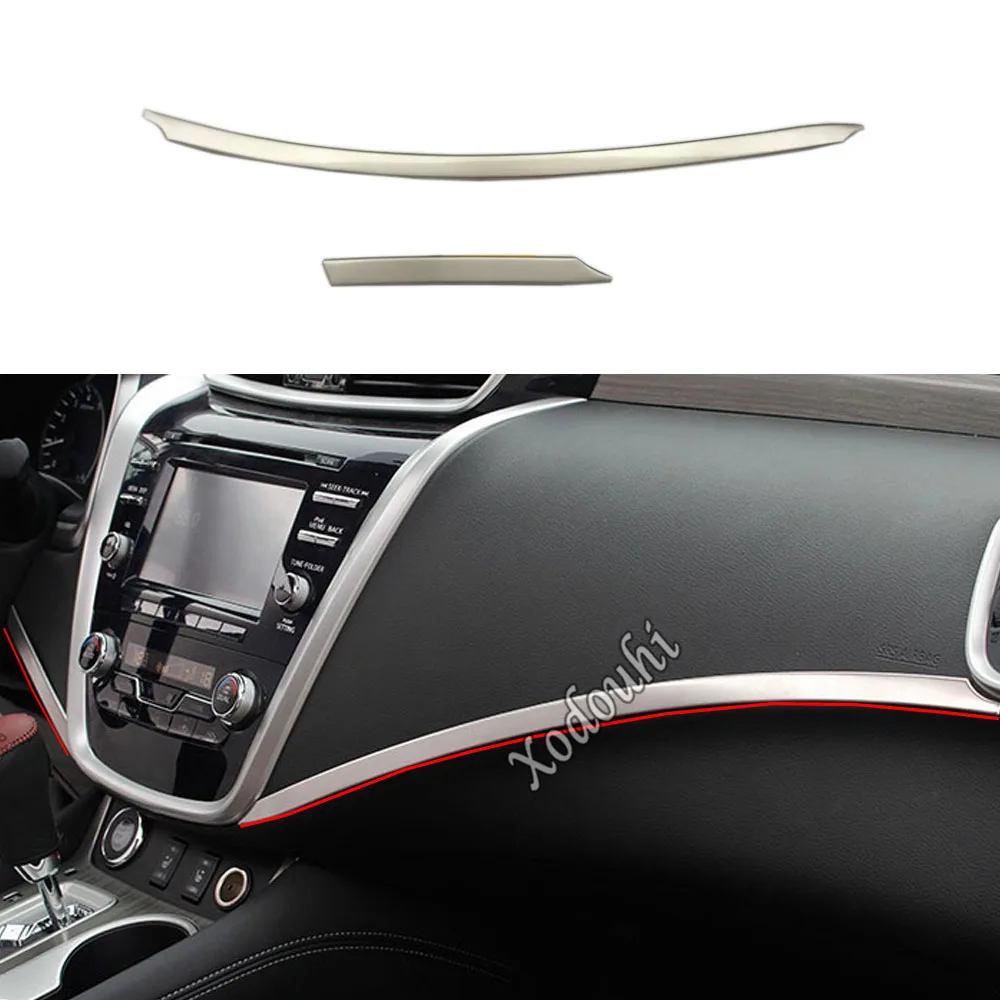 

For Nissan Murano 2015 2016 2017 2018 2019 Car Frame Stick Middle Console Glove CD Dashboard Control Box Front Trim Lamp Panel