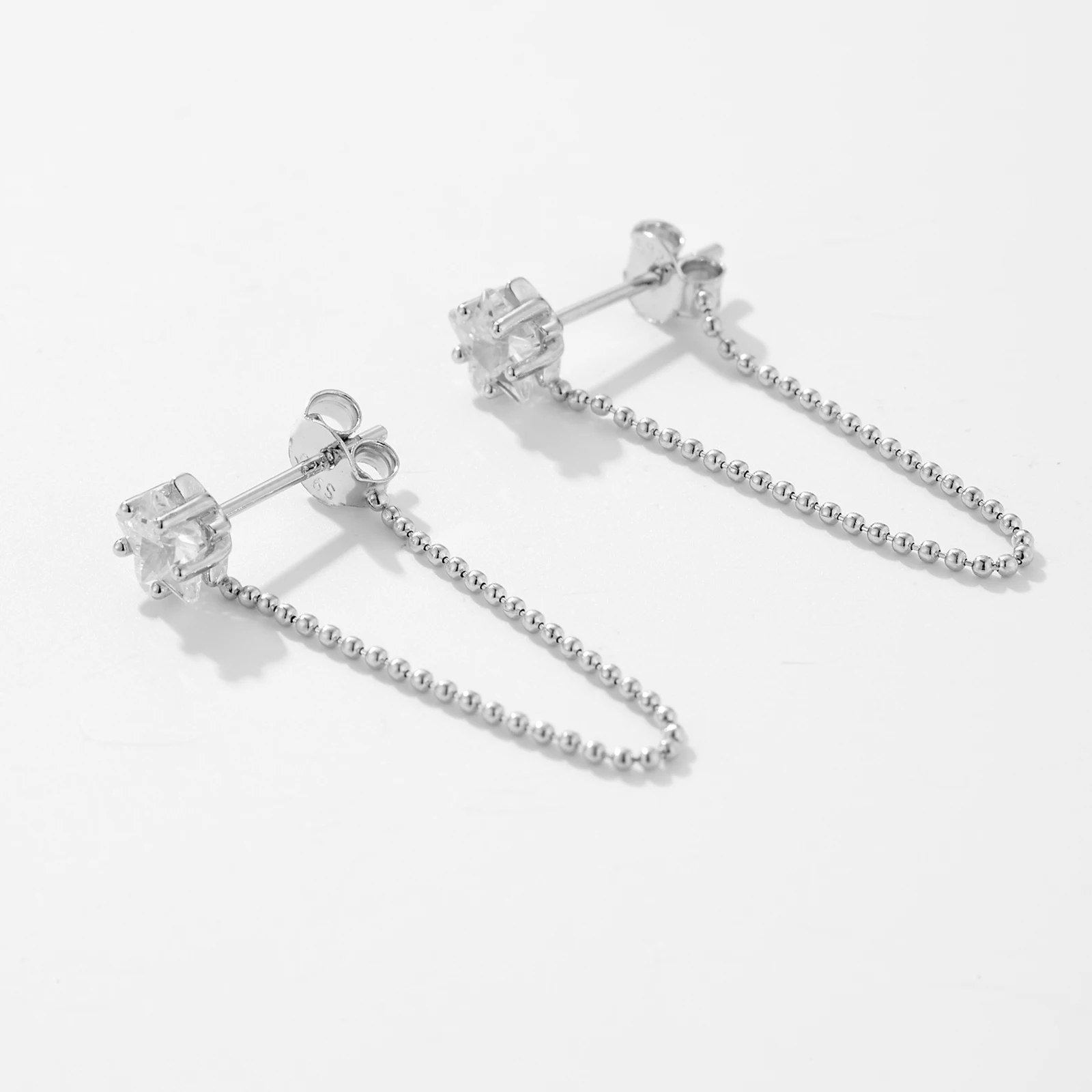 ANDYWEN-Boucles d'Oreilles Pendantes en Argent Sterling 925 et Or pour Femme, Bijoux avec Perles, Clips, Étoile, Clip de Mariage, 2023