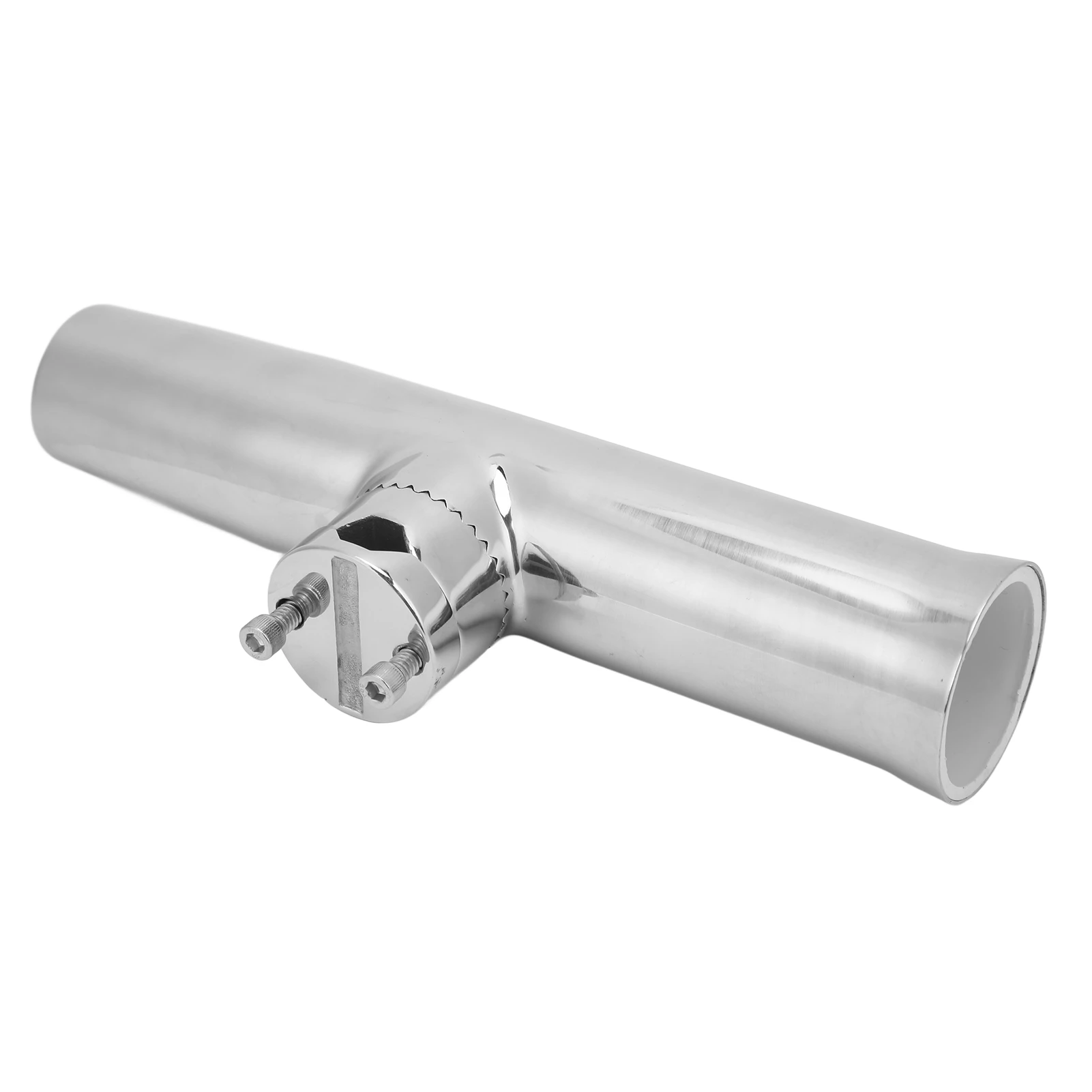 

Fishing Rod Holder Clamp On - 32 Angles, 316 Stainless Steel, Mirror Finished - for 7/8in 1in Rail - Marine Accessory
