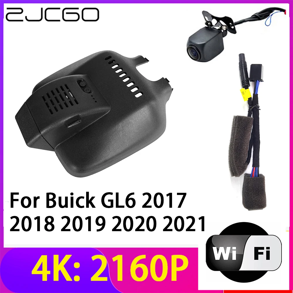 

ZJCGO 4K 2160P Dash Cam Car DVR Camera 2 Lens Recorder Wifi Night Vision for Buick GL6 2017 2018 2019 2020 2021