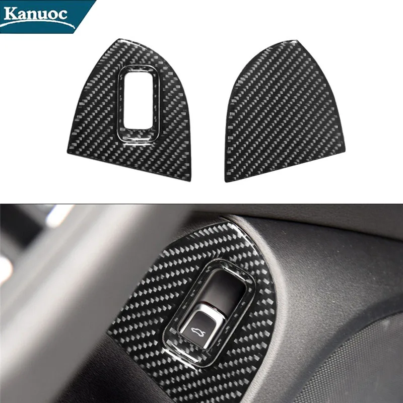 

For Audi Q5 2009-2017 Without Navigation Carbon Fiber Window Button Stickers Cover Trim Car Interior Decorative Accessories