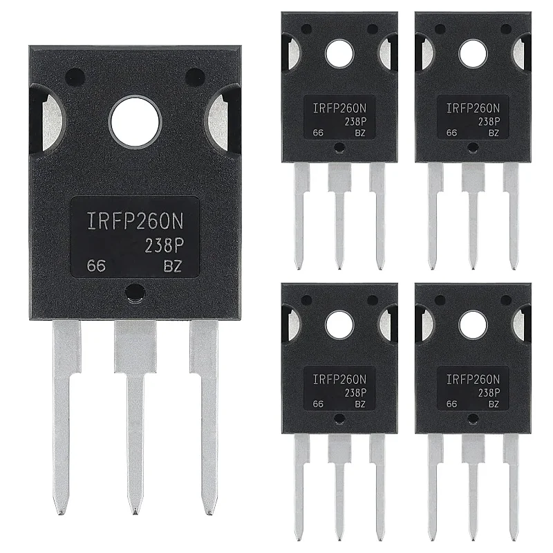 

IRFP260 IRFP260N IRFP260NPBF MOSFET Transistors Power 50A 200V N-Channel Mosfets Transistor 50A 200V TO-247 Pack of 5