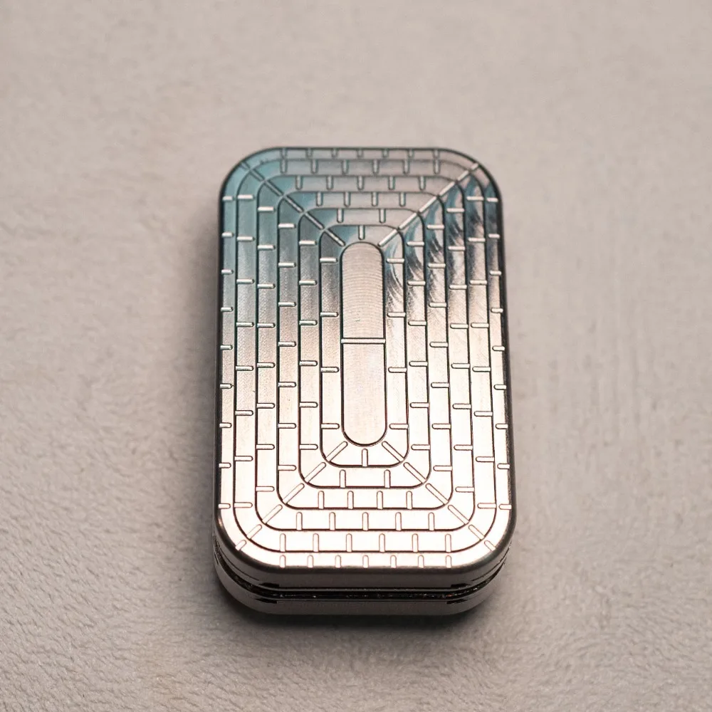 ZDEDC Z2 Sound King Unlimited Position Mechanical Metal Multi-Material Finger Push Card Decompression Toy
