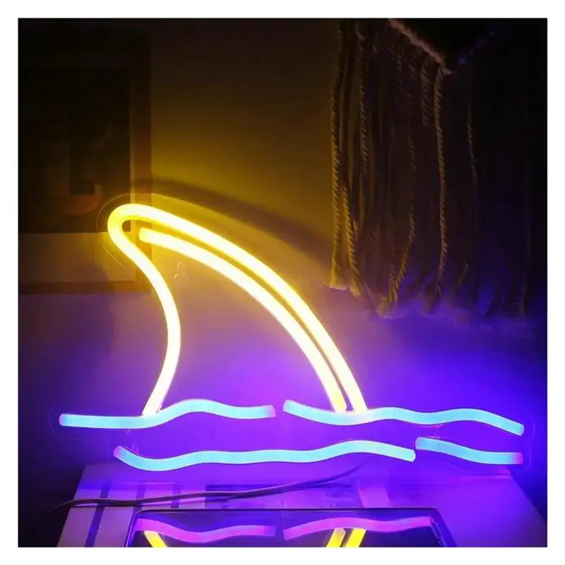 shark-fin-neon-sign-usb-powered-dimmable-shark-fin-neon-for-bedroom-shop-home-party-wall-decoration-165cm×28cm