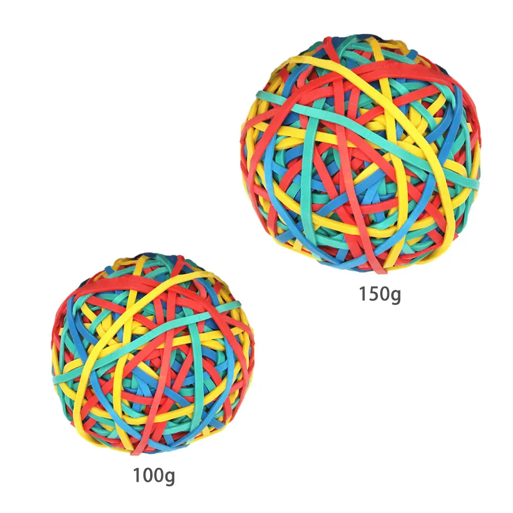 Stretchable Home Office Flexible Document Organizing Rubber Band Ball School Durable Elastic Loops DIY Arts Crafts Round