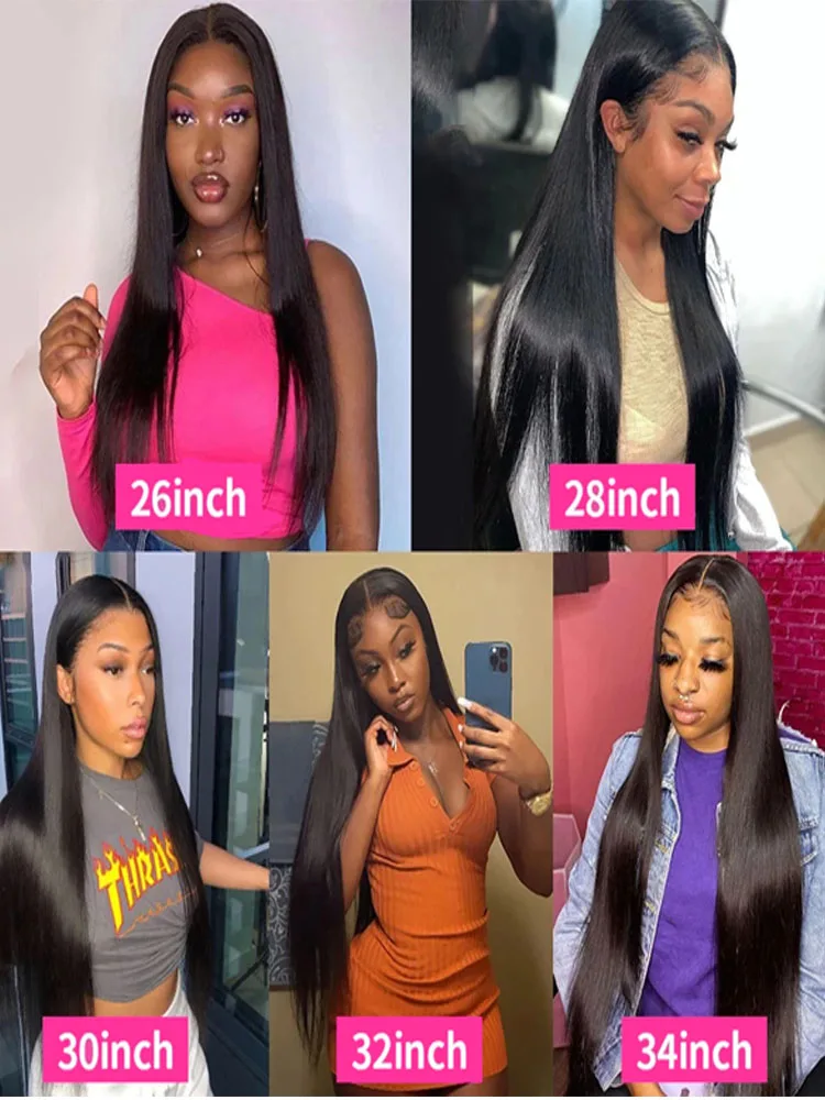 Hd Lace Wig 13x6 HD Human Hair Straight Lace Front Wigs Human Hair Wig Lace Front Human Hair 13x4 Lace Pre Plucked Closure Wig