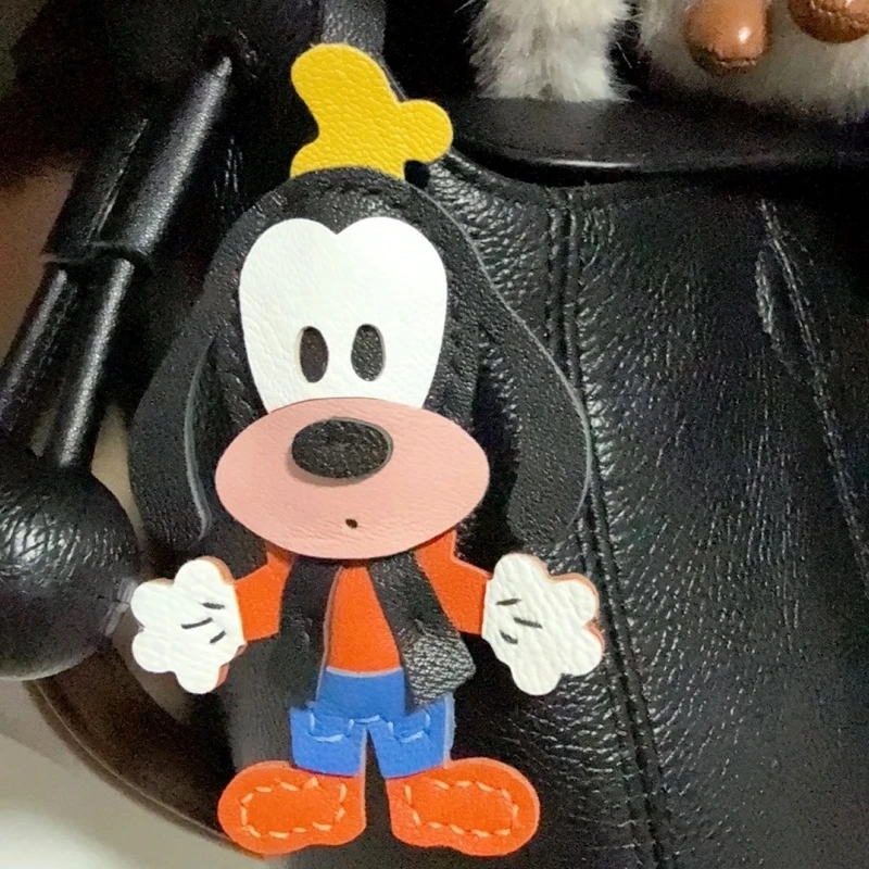 

Kawaii Unique Sheepskin Handmade Cute Orange Goofy Car Key Bag Pendant Handbag Pendant Girl'S Gift Birthday Gift Lovely Cute