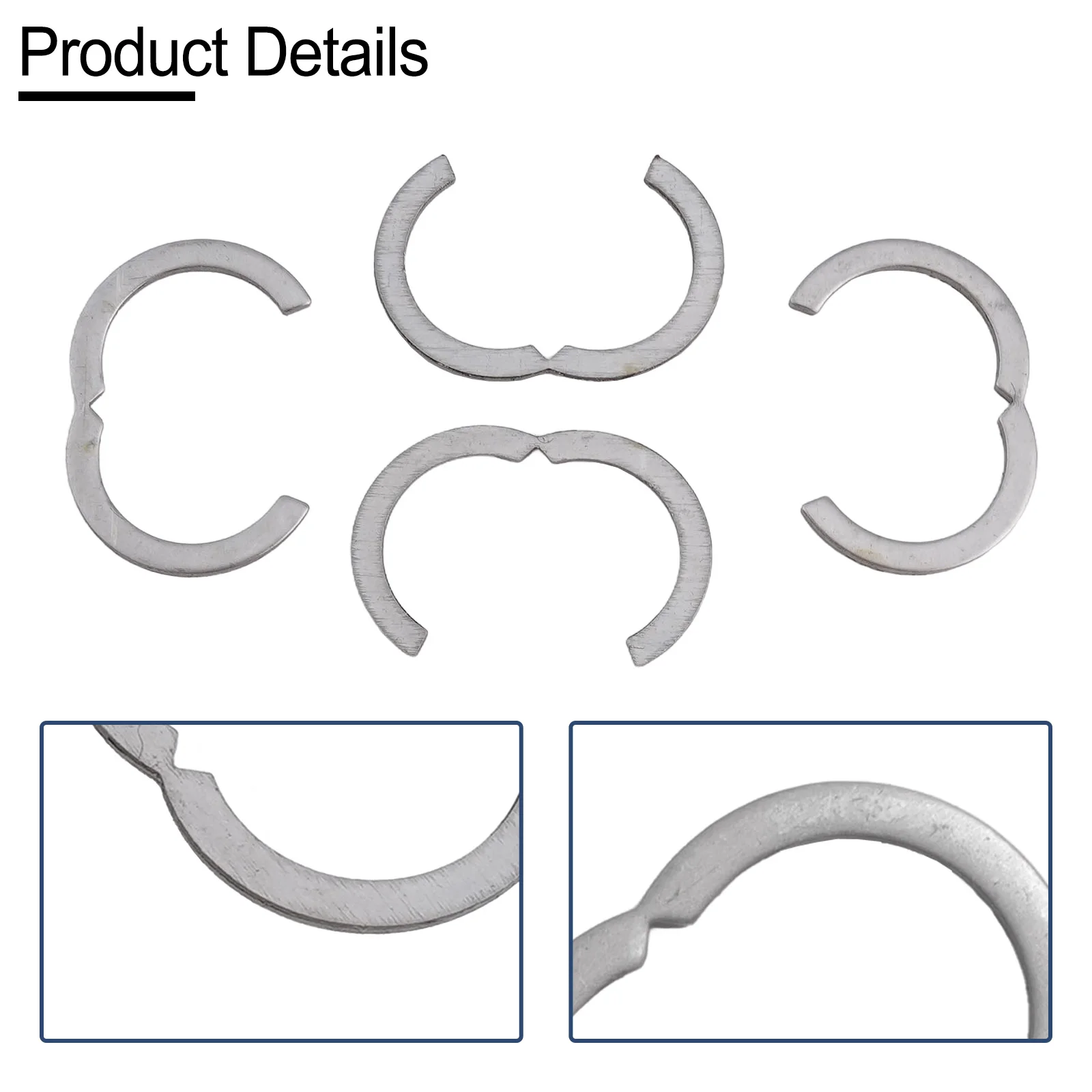 DN Corrugated Pipe Stainless Steel Segment Rings Circlip Solar Weather Conditions Corrugated Pipe Segment Rings view 4
