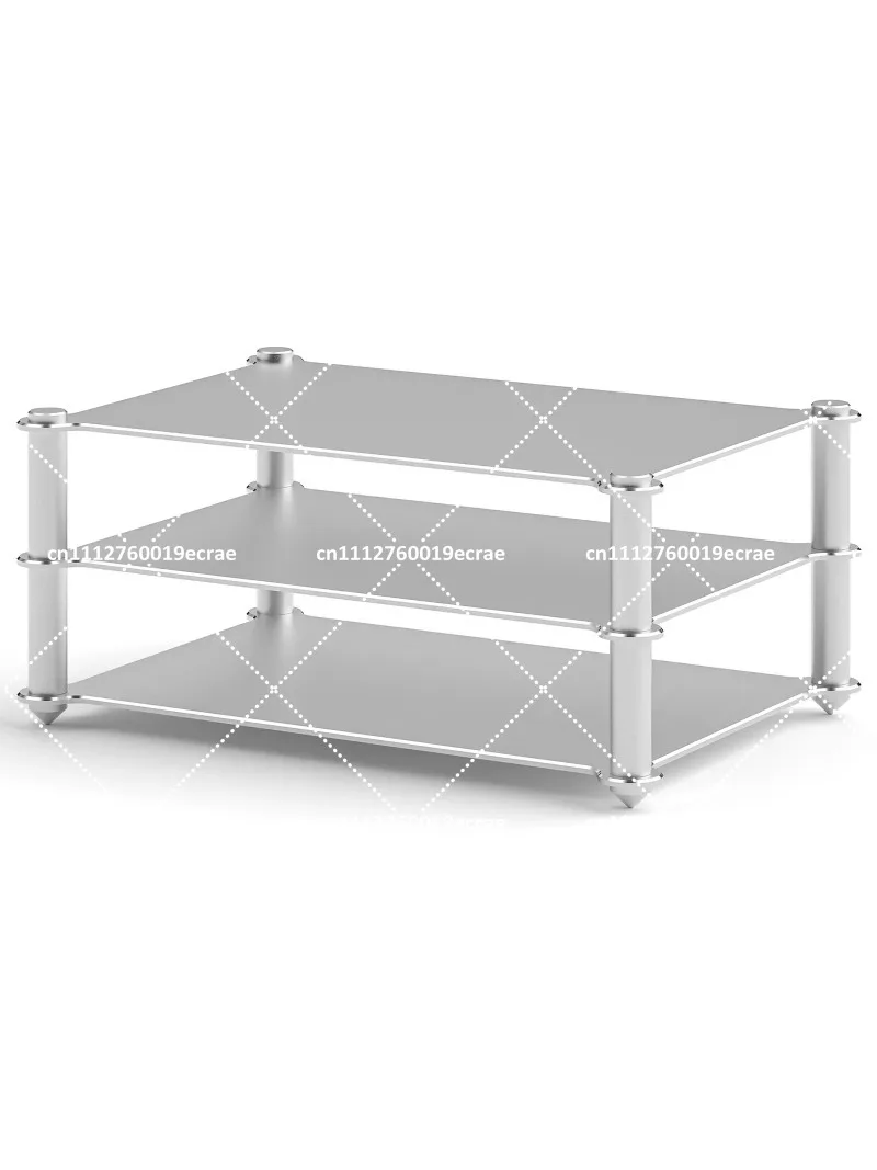 3-Layer Aluminum Alloy Audio Power Amplifier Rack HIFI Desktop Equipment Stand for Amplifier Decoder