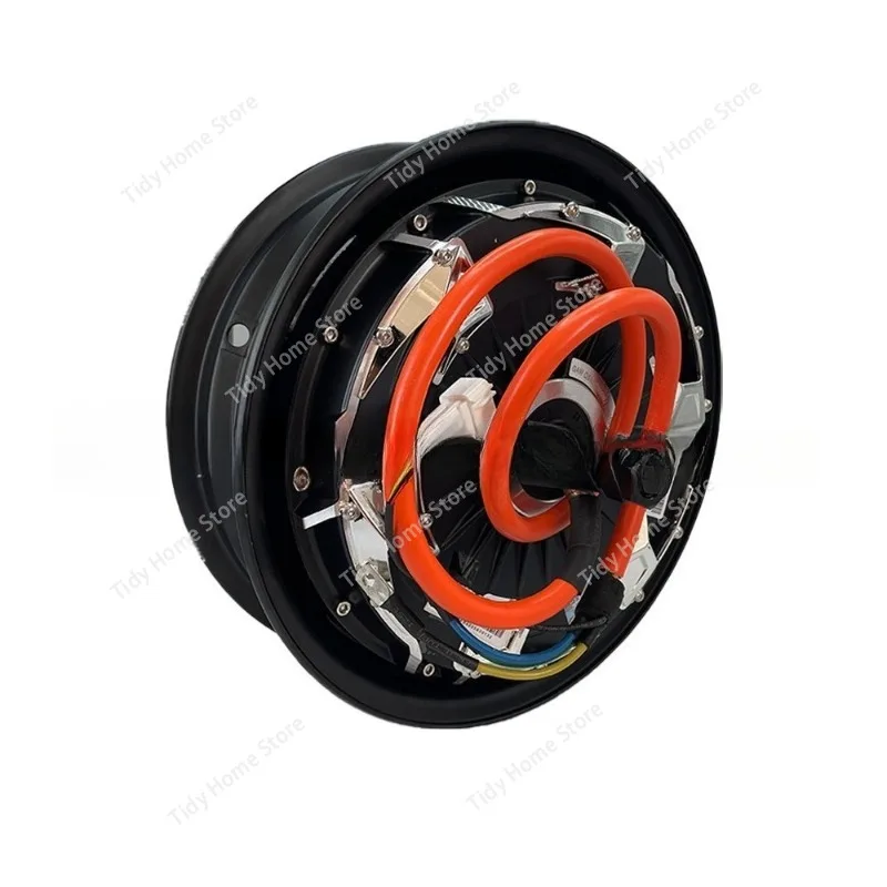 Transit 12-inch Fourth-generation 1500W30H Disc Brake Wide Tires 18-axle 48V-96V Electric Vehicle Motor
