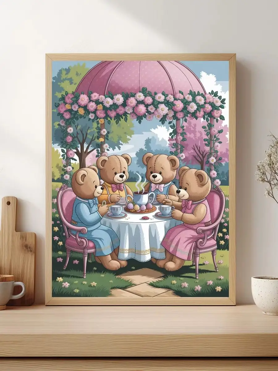 1 Stück 30x40 cm/11,8x15,7 Zoll, 11CT/14CT Kreuzstich-Set, DIY Valentinstagsgeschenk, Stickerei-Set für Festivals, Tiermotiv – Detail 1