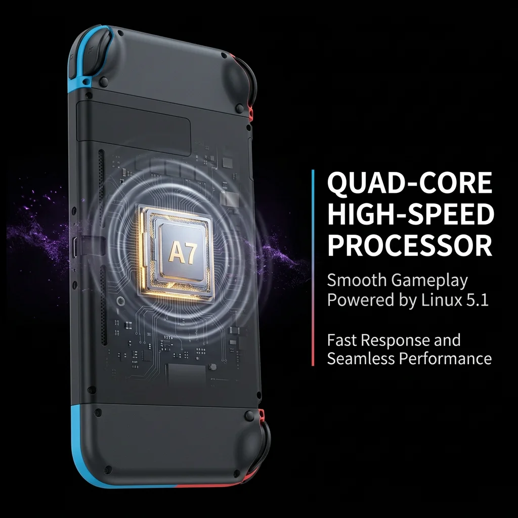 

New G90 Portable Arcade Game Console: A retro handheld gaming device featuring a high-definition display, a wide selection of cl