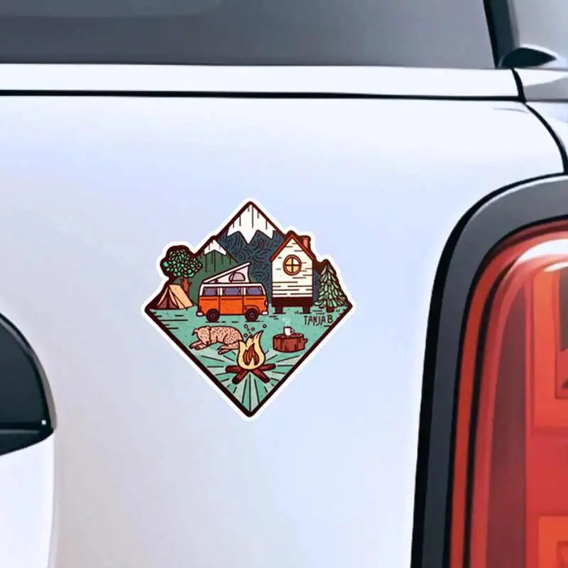 For Vanlife Car Sticker Waterproof Vinyl Decal on Bumper Rear Window Laptop Self-adhesive Decal For Car Accessories SH730