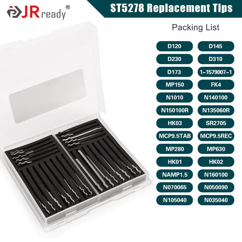 JRready Replacement Tip Kit for Extraction Tool &Terminal Release Tool for Deutsch,AMP/TE,Molex,Delphi,JST,Harting Connectors - Image 6