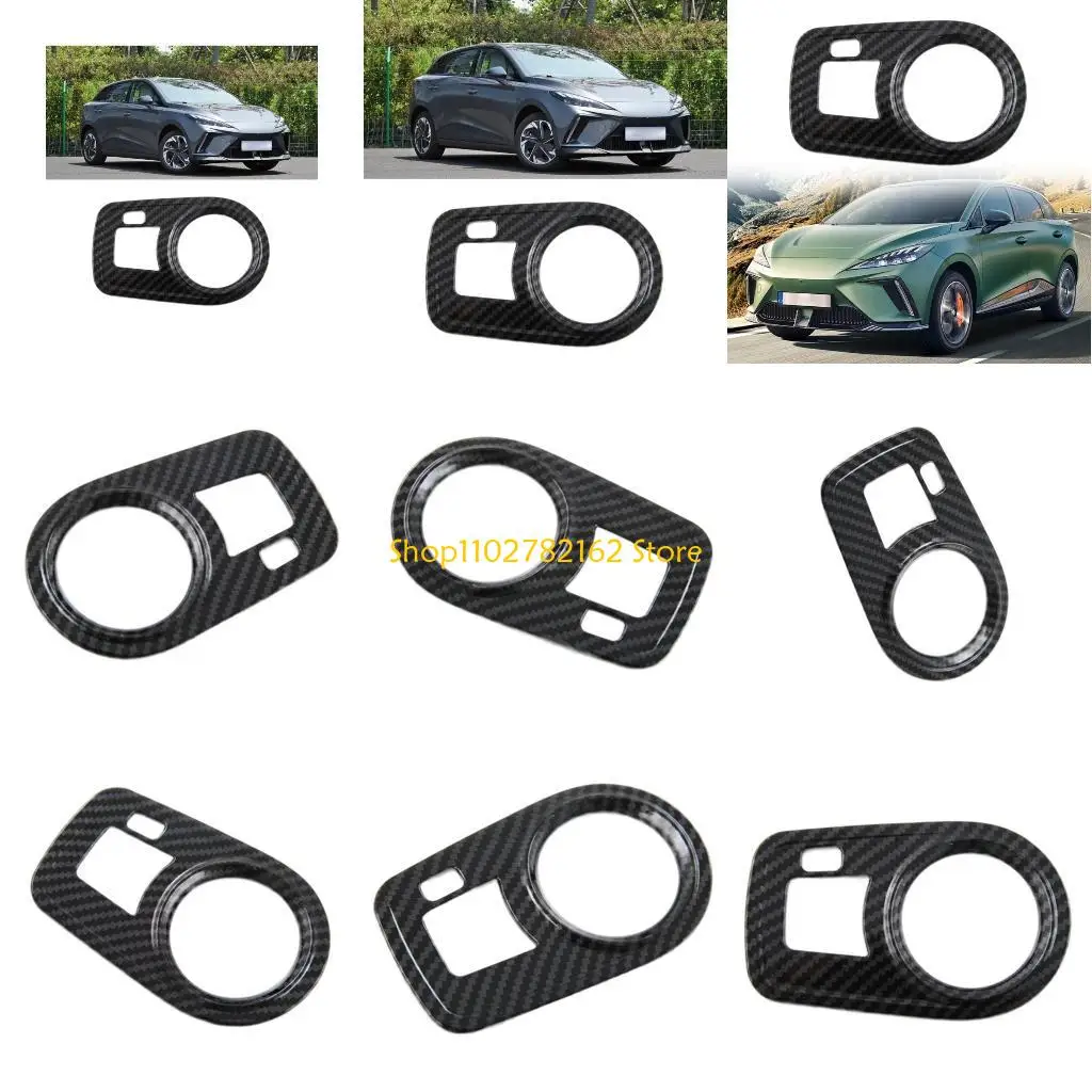 

547B Car Headlight Cover Trim Sticker Auto Accessory Control Button Cover for MG4 2022-2024