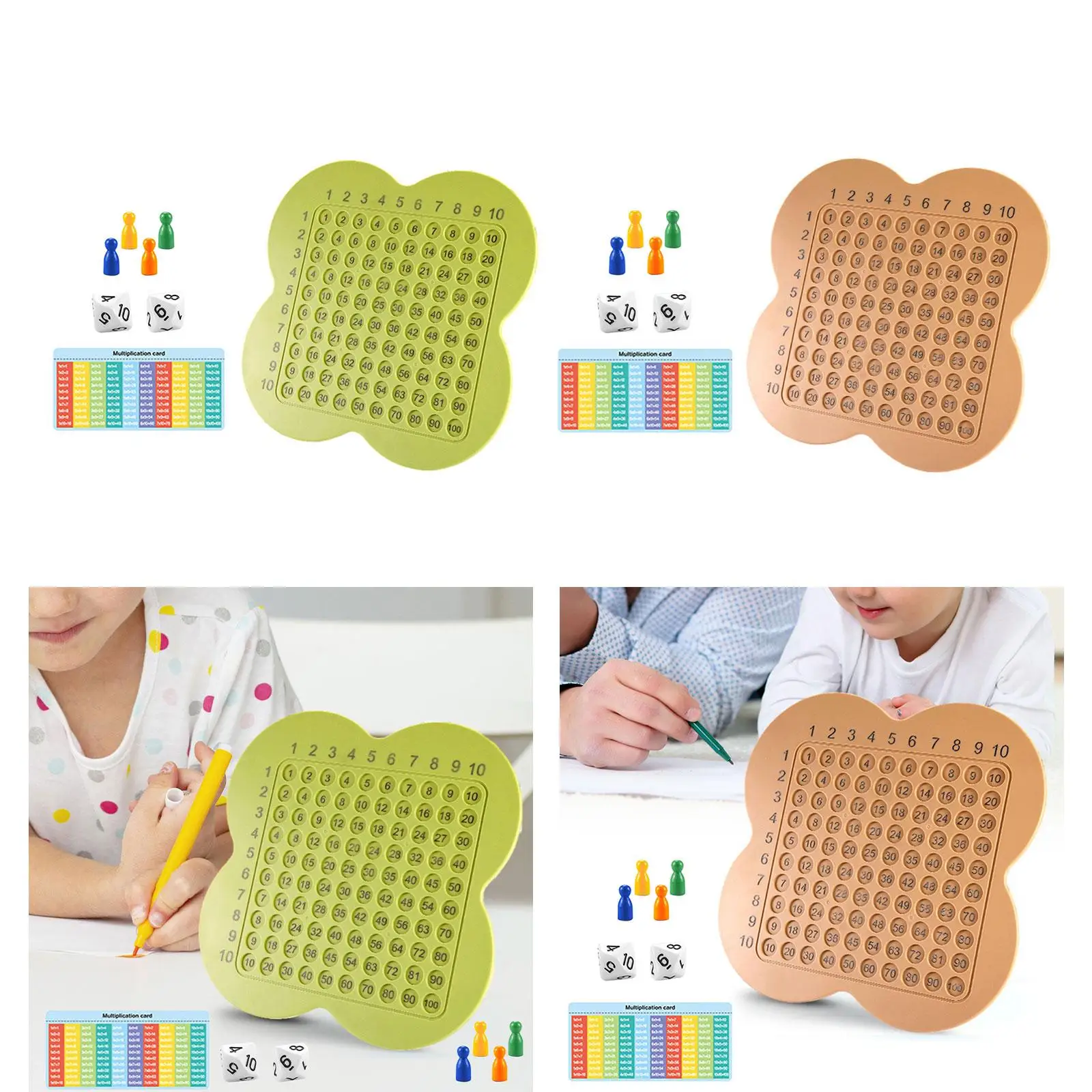 Tabellone di moltiplicazione Montessori Giocattolo di conteggio Apprendimento prescolare Manipolatori matematici Giocattoli per bambini Regali Per bambini in età prescolare