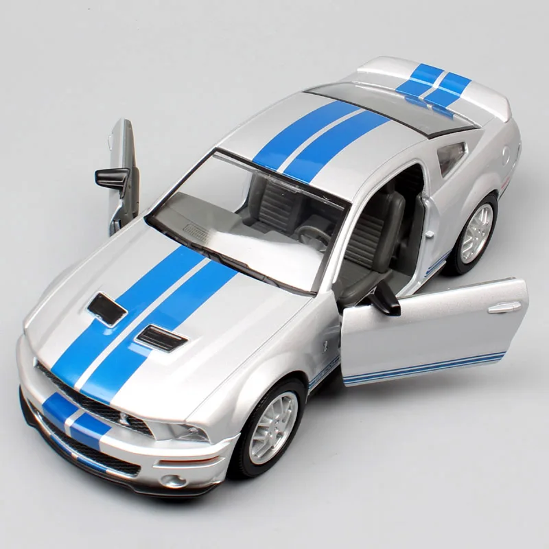 Road Signature 1/24 Scale 2007 Ford Mustang Shelby Cobra GT500 Racing Car Model Muscle Diecasts & Toy Vehicles Metal Miniatures