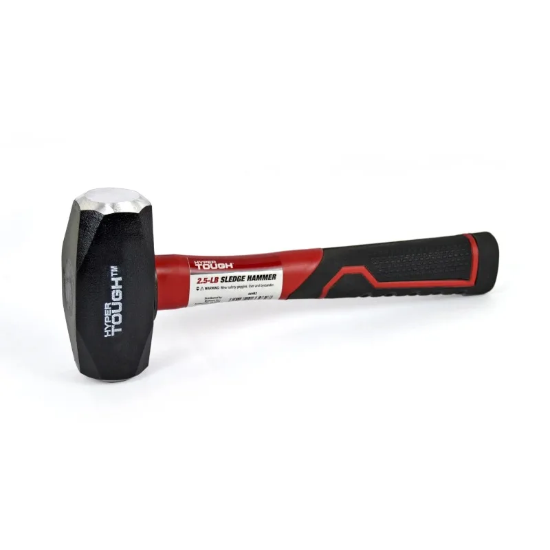 

Hyper Tough 2.5 lb Sledge Hammer, Fiberglass Handle