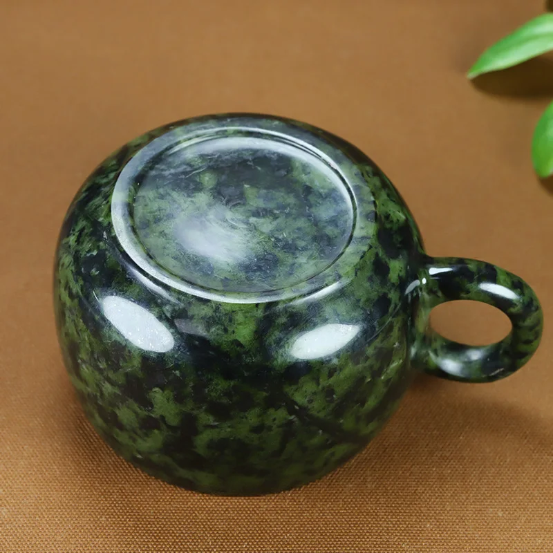 Pure Natural Medicine King Stone Tea Cup Office Coffee Cup Water Cup Magnetic Jade Tea Set Decoration Random Hair