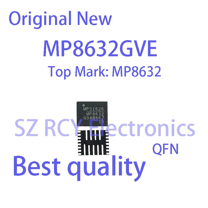 

(2 PCS)NEW MP8632GVE MPQ8632GVE MP8632 MPQ8632GV-15-Z QFN Chipset