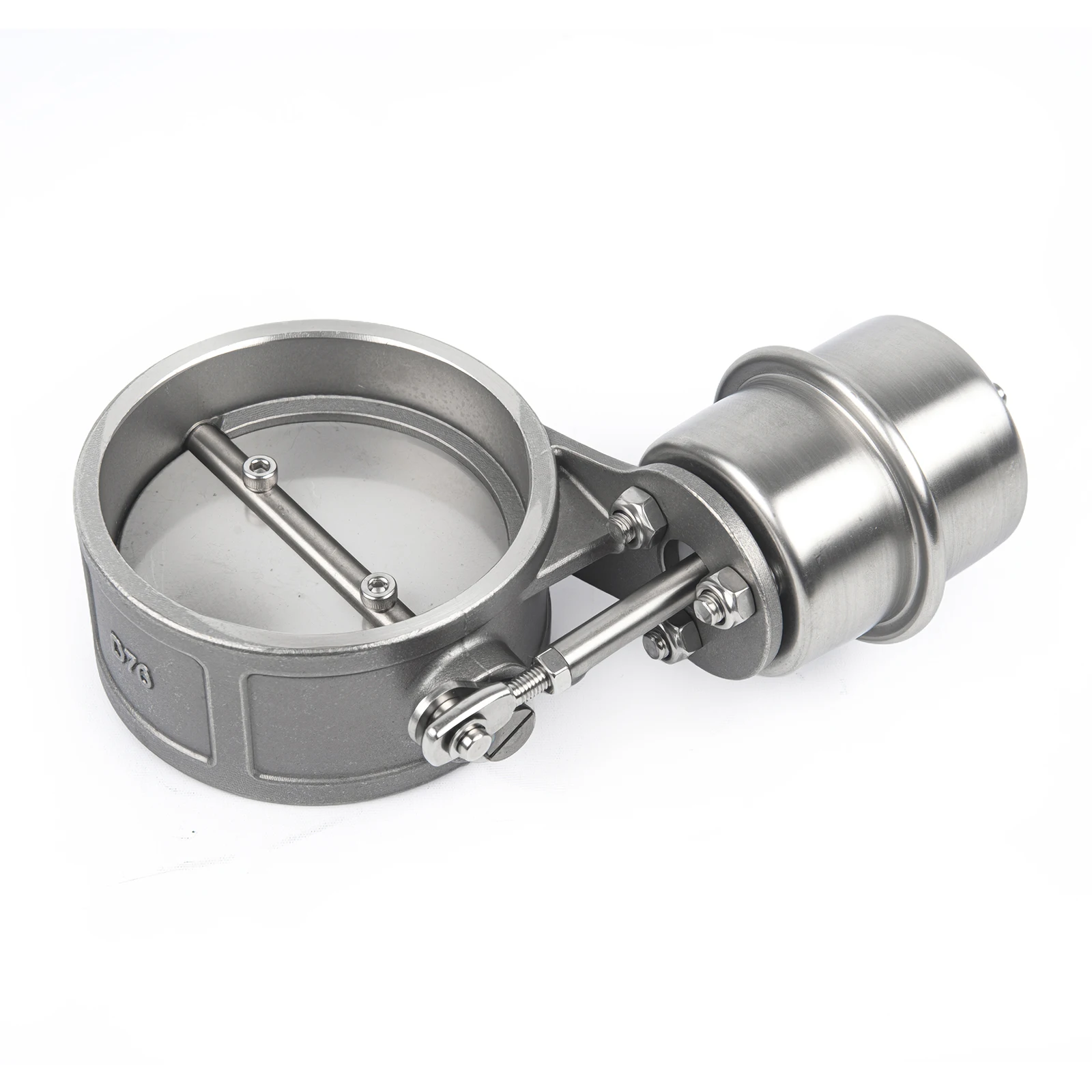 NOVO! Universal 2/2.36/2.5/2.75/3.0 polegadas três furos estilo vácuo ativado válvula de escape recorte 51/60/63/70/76mm aço inoxidável