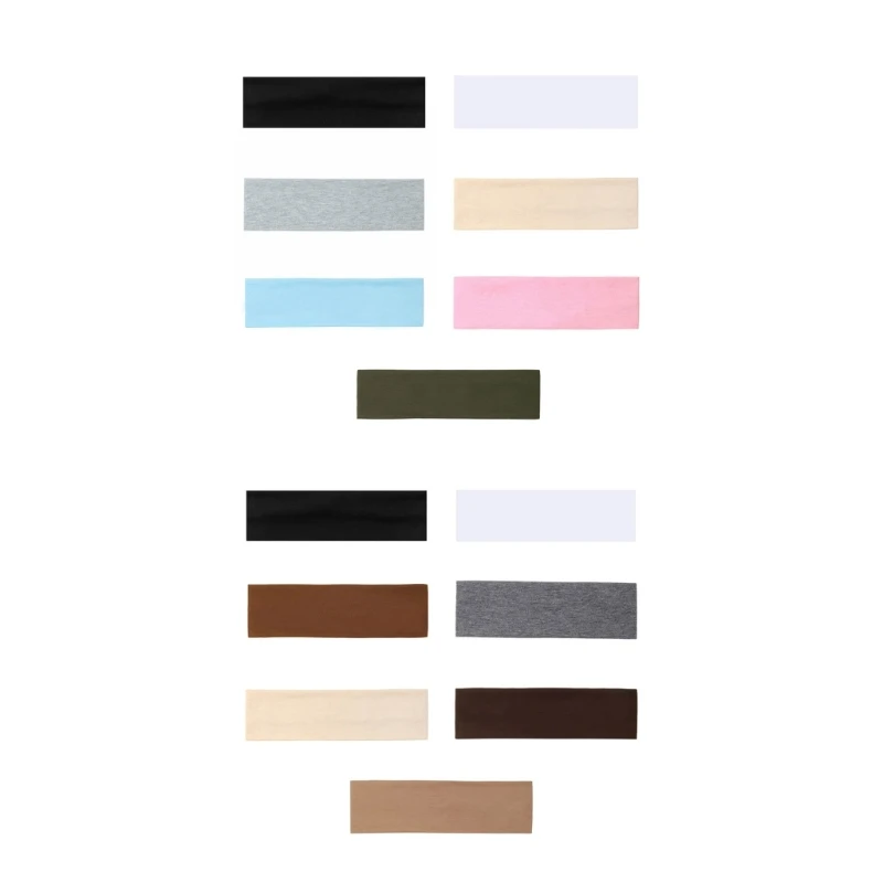 

7 шт. спортивные повязки на голову повязки на голову для фитнеса дышащая повязка для йоги спортивная повязка для йоги