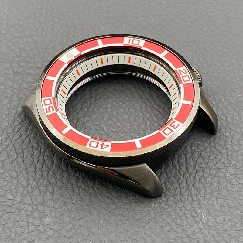 Mod SKX007 SRPD Watch Cases Fits 22mm Watch Strap NH35 NH36 4R Movement Crown at 3.8 20ATM Waterproof Watch Case Customized Logo