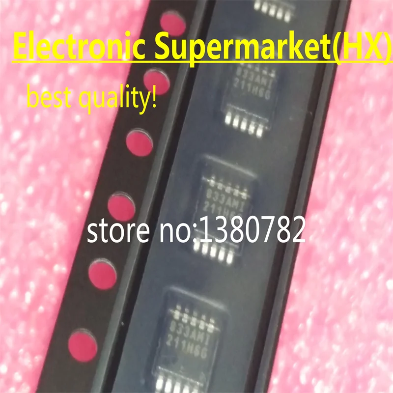 Free shipping 10pcs-50pcs MCP73833-AMI/UN MCP73833 MSOP-10 new original IC In stock!