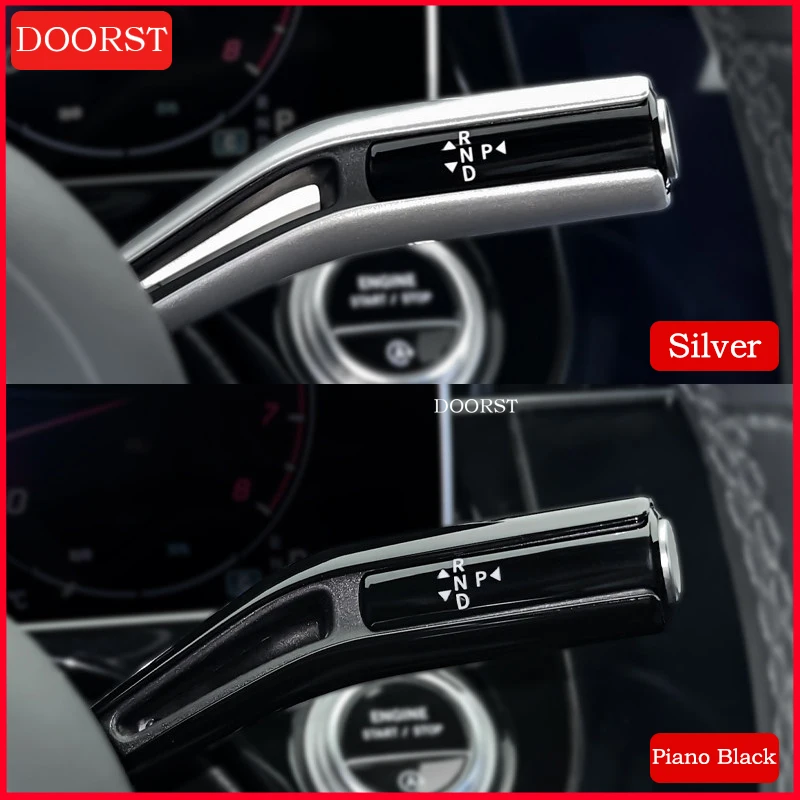Für Mercedes Benz C GLC E S EQE EQS Klasse W206 X254 W214 W223 Snap-On-Installation Scheibenwischer-Schaltgriff-Tempomat-Abdeckungen Rahmenverkleidung – Detail 3