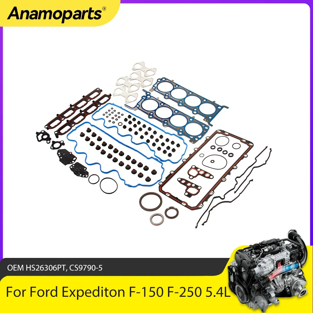 Engine Head Gasket Sets Fit 5.4L V8 GAS SOHC For Ford Expediton F-150 F-250 F-350 Lincoln 99L4 99Z1 5.4L OEM HS26306PT 2004-2006