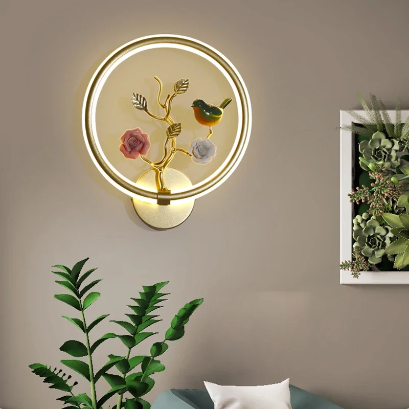 

New Sconce Restaurant Aisle Simple Creative Wall Lamps Modern Bedside Bedroom Wall Lights Corridor Hotel Decorate