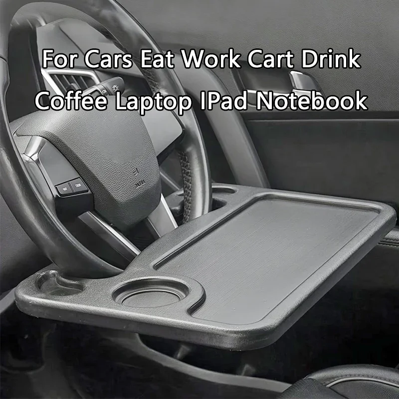 Car Dining Plate, Car Steering Wheel, Laptop Desk, Car Interior Dining Table, Dining Table
