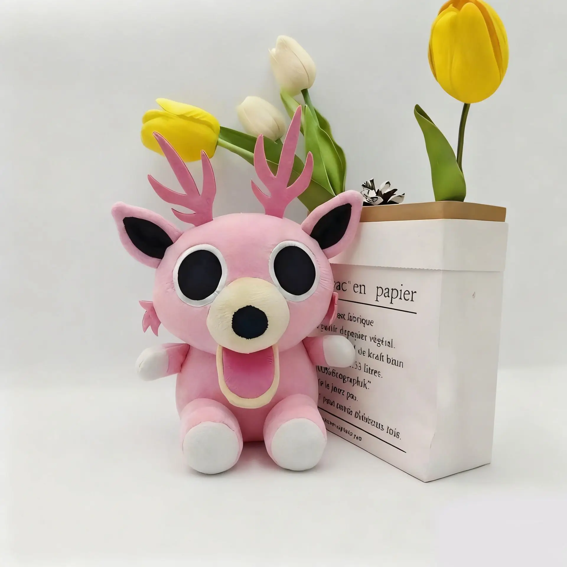 

Новая игра 99-ночей в лесу, олень, кукла для косплея, плюшевые забавные куклы-подвески, стоячая поза, терро, игрушка Лось, подарки