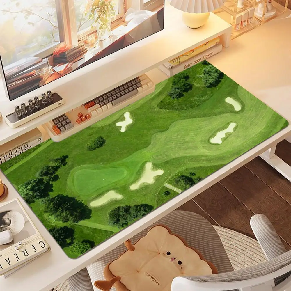 Golf Field Aerial Landscape Mouse Pads Game Card Pad For Laptop Games To Match Your Nice Home Table Mat Gaming Layout