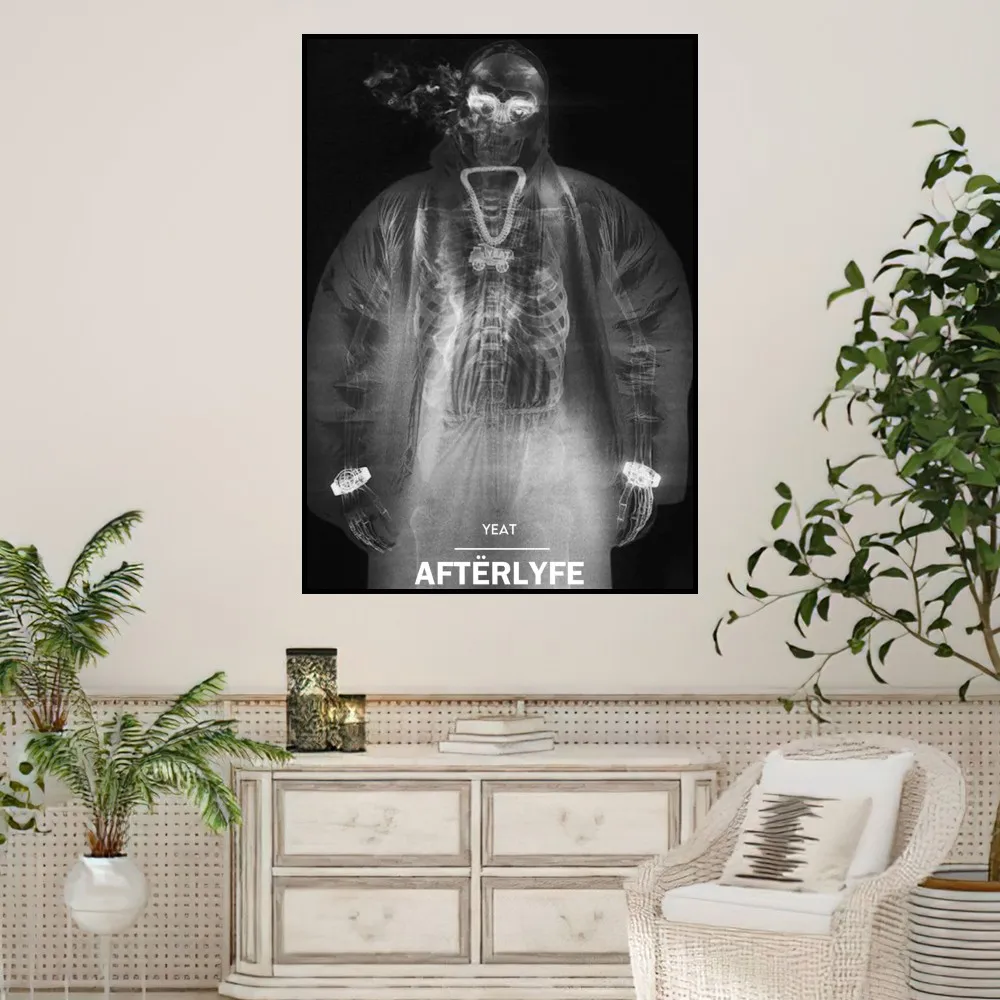 Rapper Yeat 2093 P Poster piccole stampe pittura murale camera da letto soggiorno Wall Sticker Office