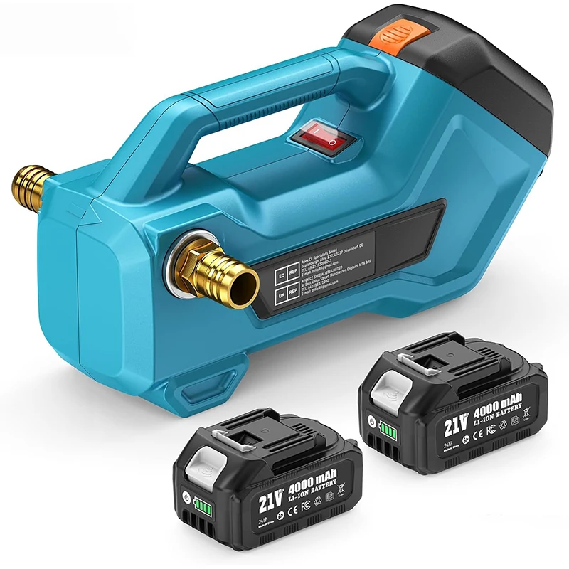 SEESII Cordless Transfer Pump for Water/Diesel 760GPH & 65FT Lift Transfer Pump for Pool Pond RV Garden Hot Tub Rain Barrels For Makita 21V Battery Pin