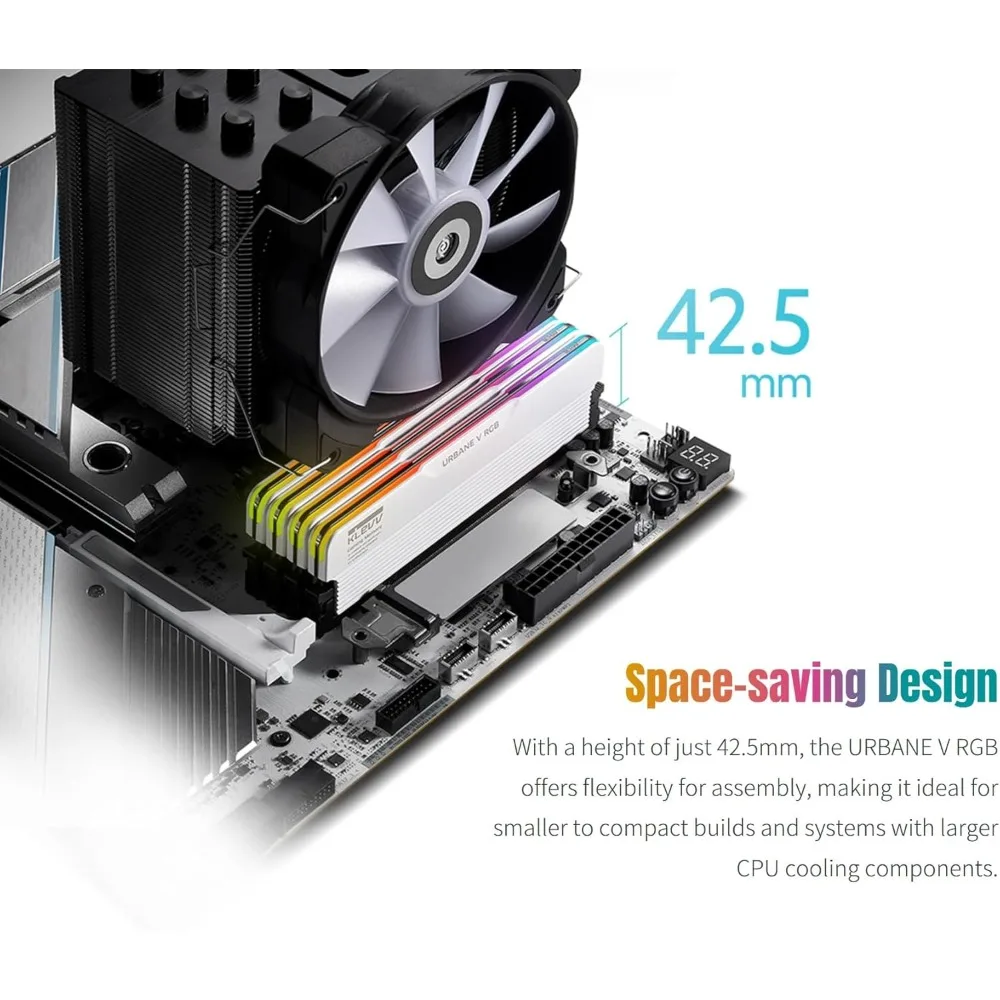 Gaming Desktop RAM Memory 32GB Kit 2x16GB DDR5 6000MHz CL30 XMP 3.0 AMD EXPO Ready