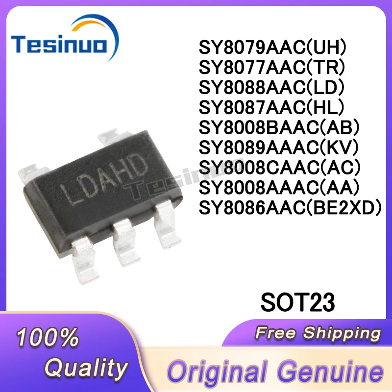 20/PCS New Original SY8008AAAC SY8079AAC SY8077AAC SY8088AAC SY8087AAC SY8086AAC SY8008BAAC SY8089AAAC SY8008CAAC SOT23 In Stock