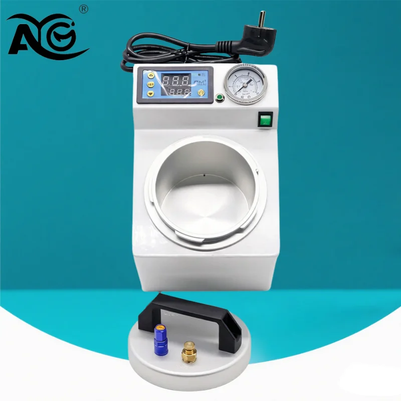 

AG Dental Polymerizer Portable Curing Pressure Pot Dental Lab Polymerizing Digital Display Adsorption silicone rubber repair