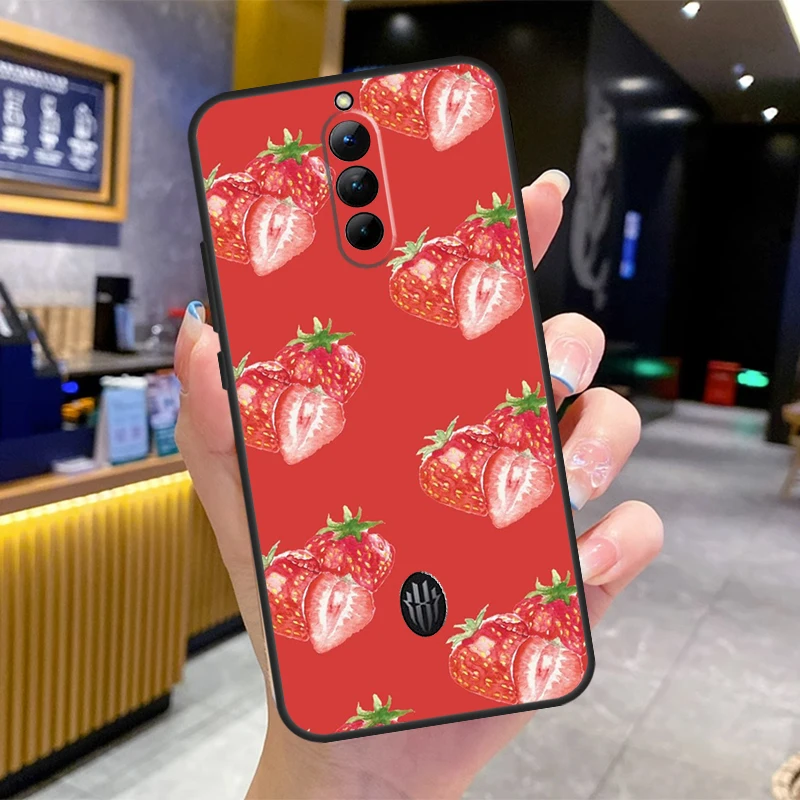 Strawberry Phone Case For ZTE Nubia RedMagic 10 9 8 9S 8S 10S 11 Pro Plus 5G 6S 7S 6 7 Pro 11 Air Cover - view 6