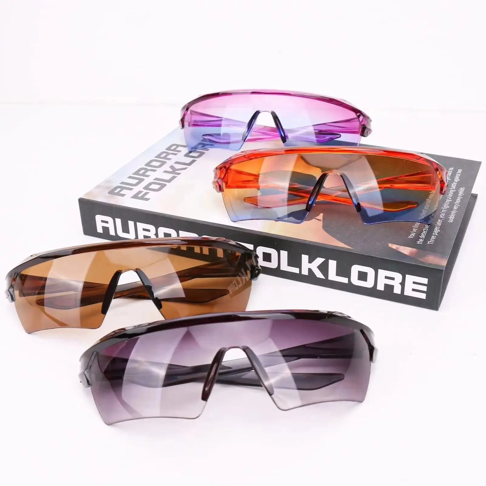 

Men Cycling Sun Glasses Women Oversized Sunglasses Windproof Outdoor Sport Running Goggles Bike Fashion UV400 Shades Eyewear
