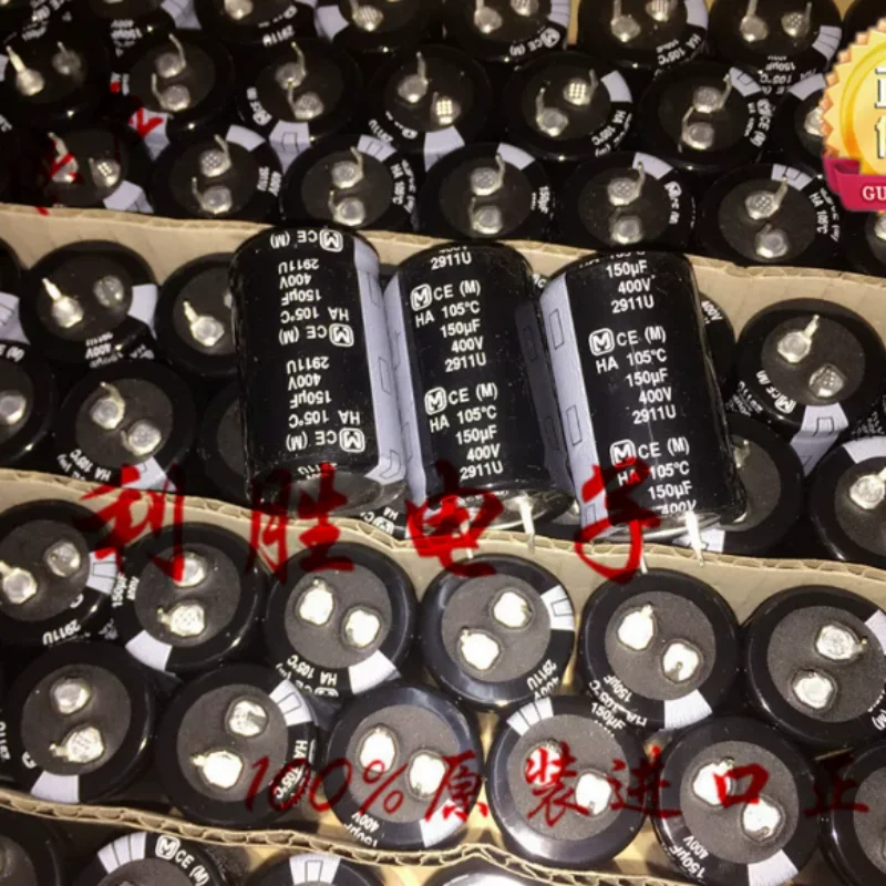 

10PCS-100PCS 150UF 400V electrolytic capacitor 400V150UF 25 * 40 HA