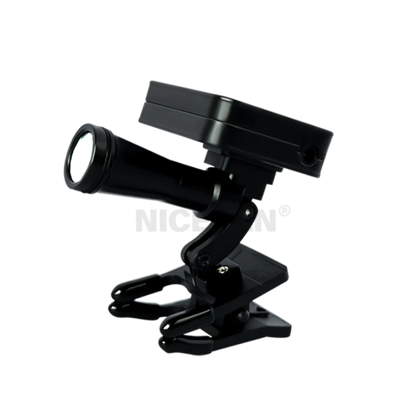 Niceden 5W draagbare tandheelkundige koplamp Clip-on draadloze koplamp met hoge helderheid voor tandheelkundige loepen LED-koplamp - afbeelding 2