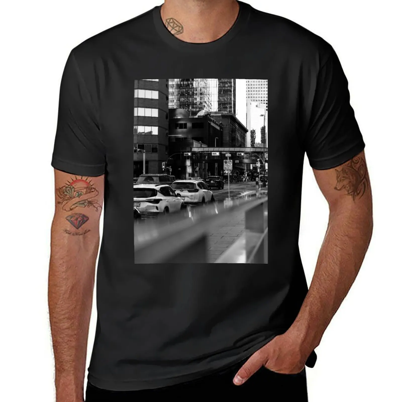 

Street in black and white T-Shirt Blouse blacks boys animal print mens big and tall t shirts